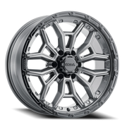 Ultra Warmonger 6 126 20x9 +18 6x135mm 87mm Gloss Anthracite Gloss Black Lip-Clear Coat