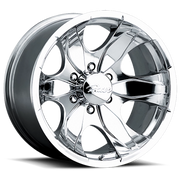 Pacer Warrior 17x8 +25 6x139.7mm 78mm Polished