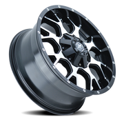 Mayhem Warrior 18x9 -12 8x170mm Gloss Black Machined Face