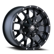 Mayhem Warrior 20x9 +0 8x180mm 124.1mm Matte Black