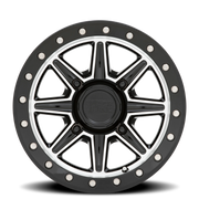 Black Rhino Webb UTV 15x7 +36 4x110mm 80.2mm Gloss Black Machined Face