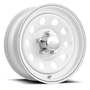 Pacer White Mod 16x6 +0 8x165.1mm 130.8mm White