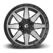 Fuel Wildcat 20x9 +1 6x135mm 106.3mm Anthracite Black Bead Ring