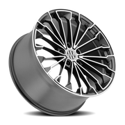 Victor Equipment Wurttemburg 19x11 +36 5x130mm 71.6mm Gunmetal Mirror Cut Face
