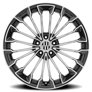Victor Equipment Wurttemburg 19x11 +36 5x130mm 71.6mm Gunmetal Mirror Cut Face
