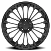 Victor Equipment Wurttemburg 19x10.5 +55 5x130mm 71.6mm Matte Black Gloss Black Face