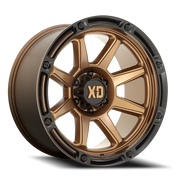 XD Series XD863 BRZ 20x9 +0 6x135mm 87.1mm Matte Bronze Black Lip