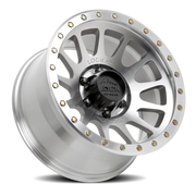 Lock Offroad Yosemite 20x9 +18 6x135mm 87.1mm Machined Silver Clear Coat