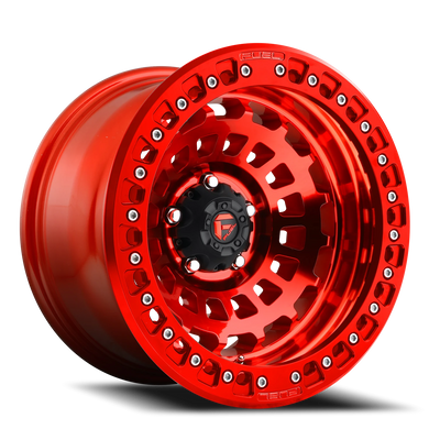 Fuel Zephyr Beadlock 17x9 -38 5x127mm 71.5mm Candy Red