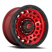 Fuel Zephyr 18x9 -12 8x180mm 124.2mm Candy Red Matte Black Ring