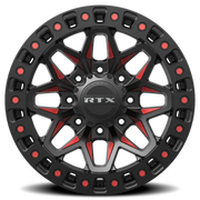 RTX Offroad Zion 18x9 +20 8x180mm 125mm Gloss Black Red Milled