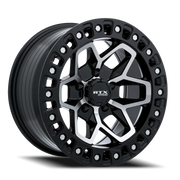 RTX Offroad Zion 17x9 +15 6x114.3mm 66.1mm Gloss Black Machined