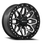 RTX Offroad Zion 17x9 +20 8x170mm 125mm Gloss Black Machined