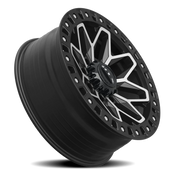 RTX Offroad Zion 17x9 +20 8x170mm 125mm Gloss Black Machined