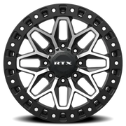 RTX Offroad Zion 18x9 +20 8x170mm 125mm Gloss Black Machined